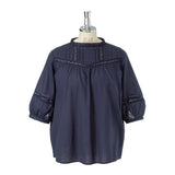 大きいサイズ3L4L選べるレース×ピンタックプチハイブラウス