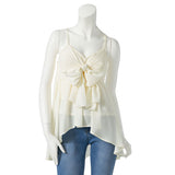 【メール便】フェアリーシフォンイレヘムキャミソール