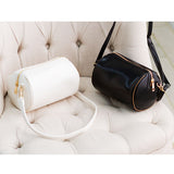 チェーンディテイルサークルボストンショルダーバッグ