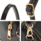 チェーンディテイルサークルボストンショルダーバッグ