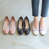 ドットチュールポイントパンプス