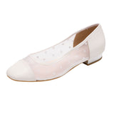 ドットチュールポイントパンプス