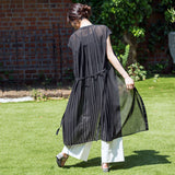 バックプリーツマキシワンピース