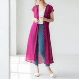 バックプリーツマキシワンピース