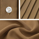 バックプリーツマキシワンピース