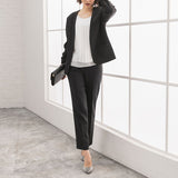 ノーカラースーツ3点セット