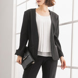 ノーカラースーツ3点セット