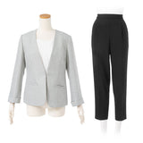 ノーカラースーツ3点セット