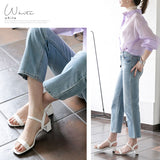 スクエアトゥレディライクサンダル