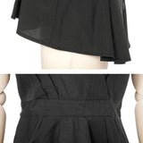 【メール便】バックボタンカシュクールブラウス