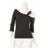 【メール便】前後2wayワンショルスカラップレーストップス