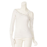 【メール便】前後2wayワンショルスカラップレーストップス