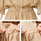 【メール便】バックリボンボリュームブラウス