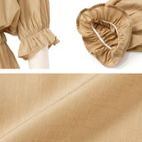 【メール便】バックリボンボリュームブラウス