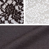 【メール便】フロントクロスビジューレーススリーブトップス