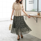 【メール便】ビッグカラーペプラムブラウス