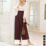 ドットタックワイドパンツ