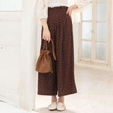 ドットタックワイドパンツ