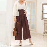 ドットタックワイドパンツ