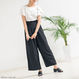 ドットタックワイドパンツ