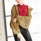 ドルマンパーカーブルゾン