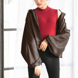 ドルマンパーカーブルゾン