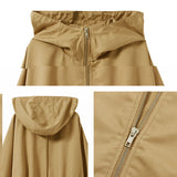 ドルマンパーカーブルゾン