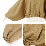 ドルマンパーカーブルゾン