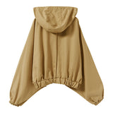 ドルマンパーカーブルゾン