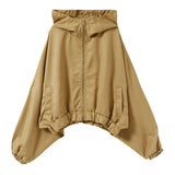 ドルマンパーカーブルゾン