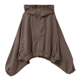 ドルマンパーカーブルゾン