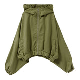 ドルマンパーカーブルゾン