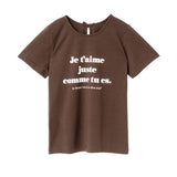 【メール便】メッセージロゴTシャツ