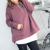 【メール便】レイヤードスリットスカートトップス