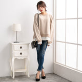 フェイクレイヤードスウェットトップス