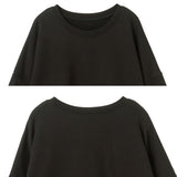 フェイクレイヤードスウェットトップス