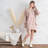 フィッシュテールスウェットチュニックワンピース