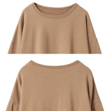 フィッシュテールスウェットチュニックワンピース