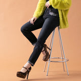 ビジューポケットスキニーデニム