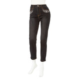 ビジューポケットスキニーデニム