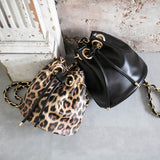 チェーンリング巾着ショルダーバッグ