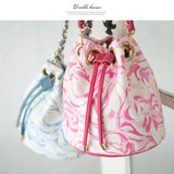 チェーンリング巾着ショルダーバッグ