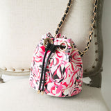 チェーンリング巾着ショルダーバッグ