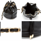 チェーンリング巾着ショルダーバッグ