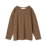 コットン100%バックオープン&ツイストトップス