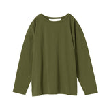 コットン100%バックオープン&ツイストトップス