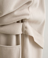 ダブルフェイスサイドスリットガウンコート