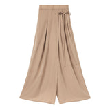 サイドプリーツワイドパンツ
