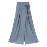 サイドプリーツワイドパンツ