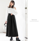ベルト付タックワイドパンツ